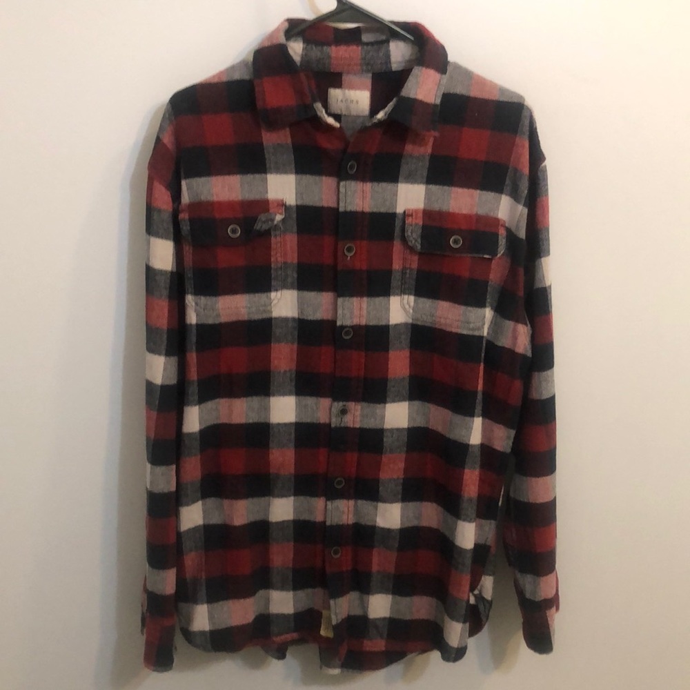Flannel - Jachs - Large - Red